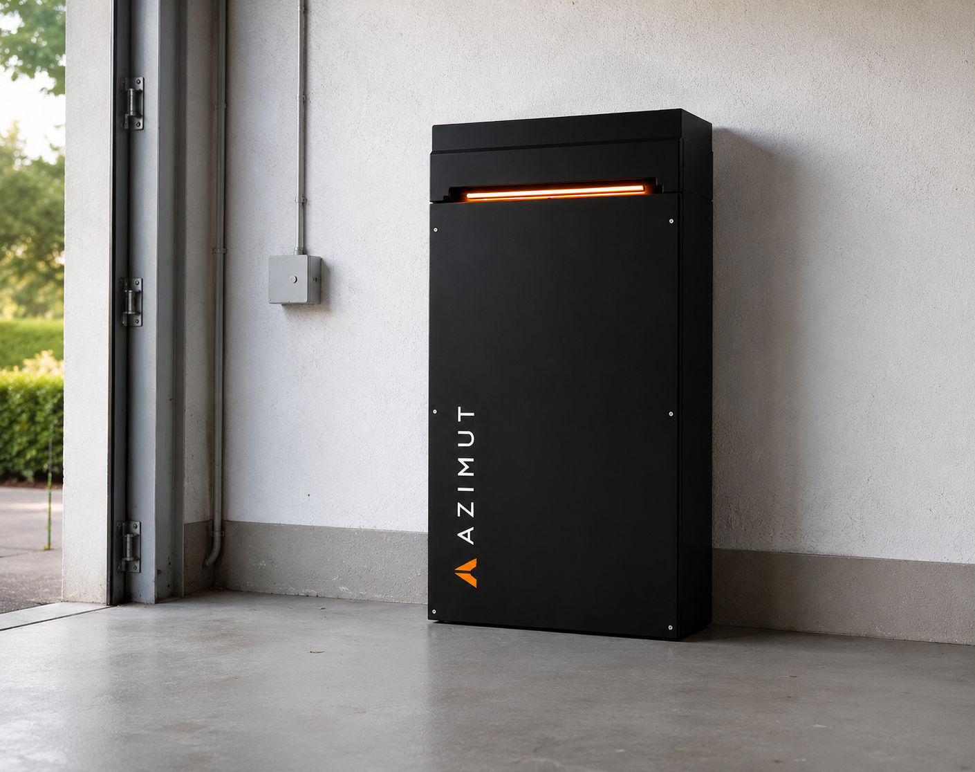 Batterie de stockage intelligente installée par les équipes Galer Axel